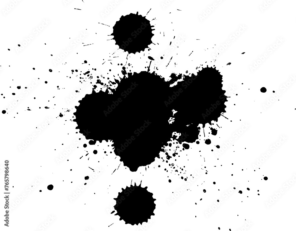 black watercolor brush splash splatter on white background grunge graphic black watercolor brush splash splatter on white background grunge graphic