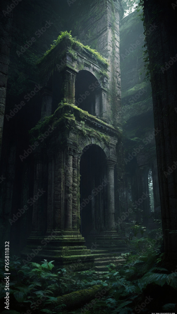 Lush Forest Overtakes Abandoned Building Ruins
