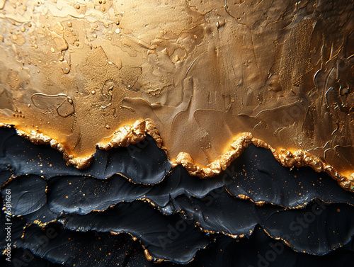 black and gold background