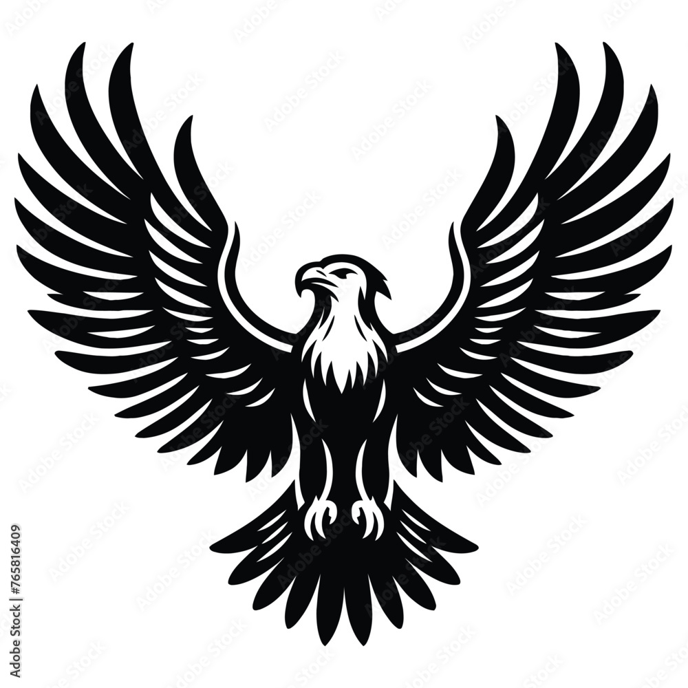 Obraz premium Vector illustration logo of eagle 