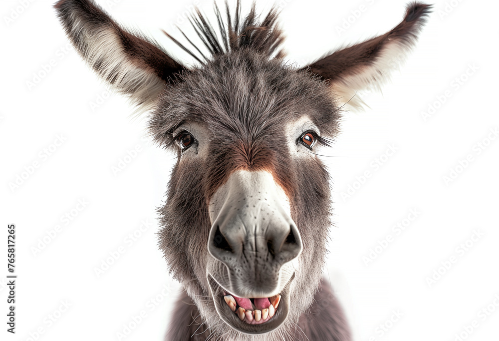 Donkey Close-Up, Friendly Smile