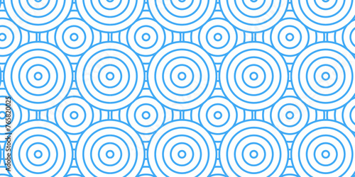 Overlapping Pattern Minimal diamond geometric waves spiral transparent and abstract circle wave line. blue seamless tile stripe geometric create retro square line backdrop pattern background.