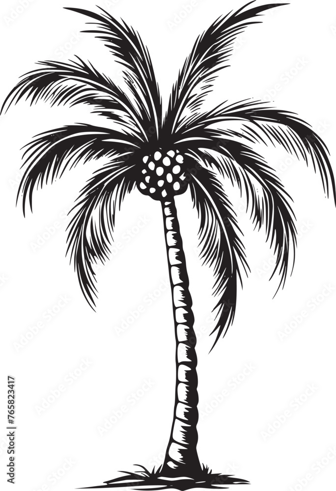 Fototapeta premium Palm Tree Silhouettes