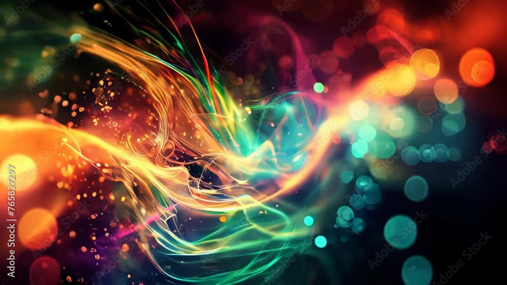 Abstract background with bokeh defocused lights. Vector illustration. Abstract background with bokeh defocused lights. Vector illustration.