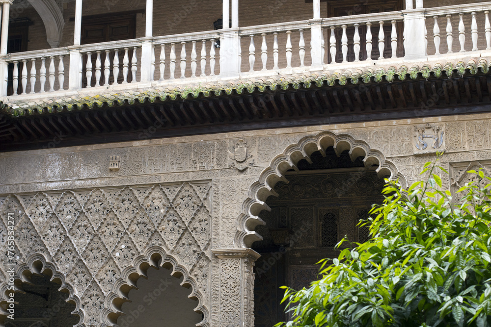 Obraz premium Seville, Spain, Real Alcazar, historic royal palace