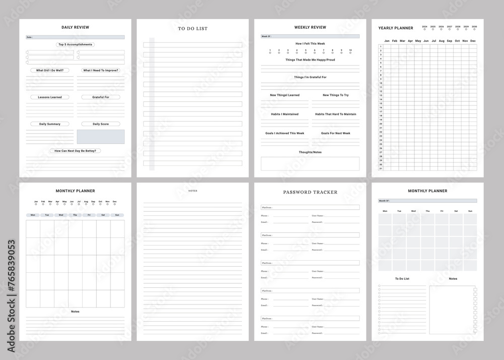 Planner Bundle Pack Planner Bundle Pack
