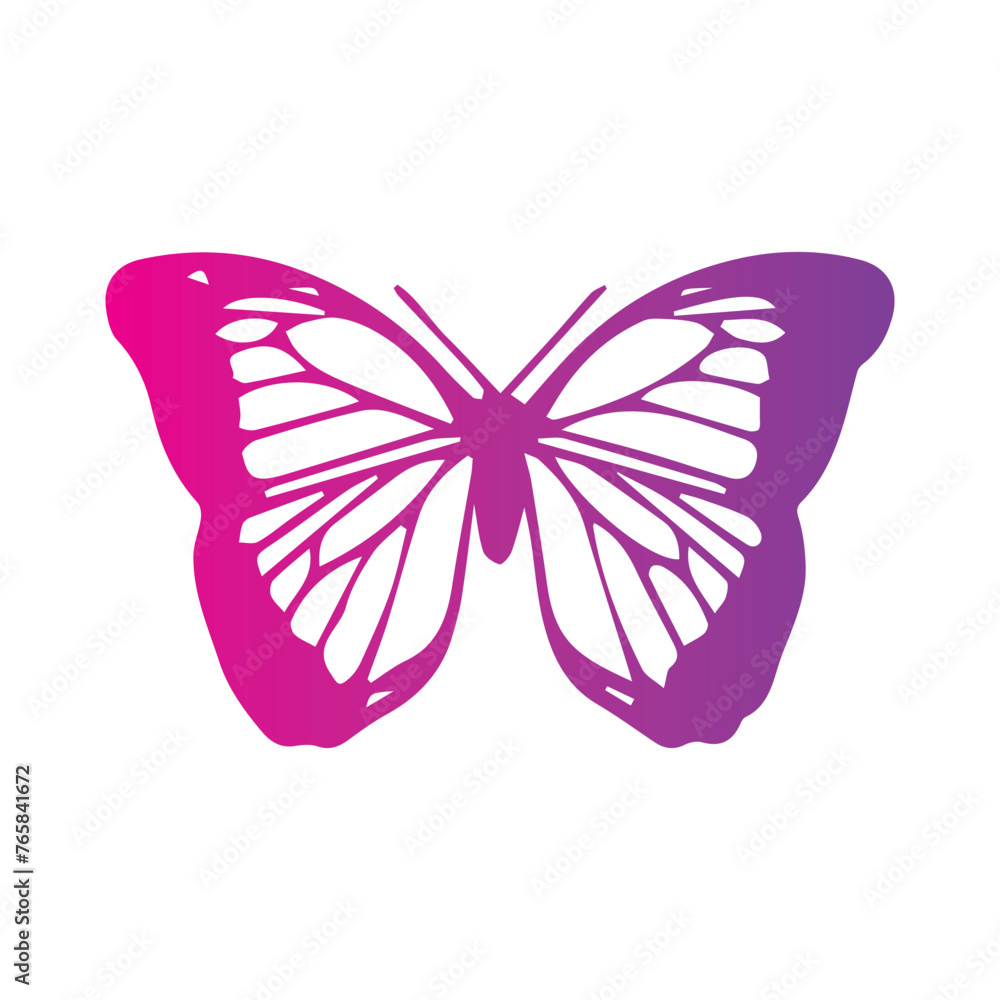 butterfly painted, color gradient, the ability to change color and size. Drawing butterflies. Stenciled butterfly, moth wings and flying insects. Butterfly sketch, hand-engraved. isolated vector illus butterfly painted, color gradient, the ability to change color and size. Drawing butterflies. Stenciled butterfly, moth wings and flying insects. Butterfly sketch, hand-engraved. isolated vector illus