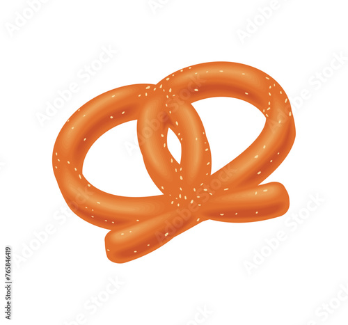 pretzel baked food