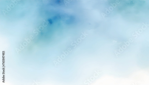 Abstract blue watercolor background. Watercolor background. Abstract watercolor cloud texture.