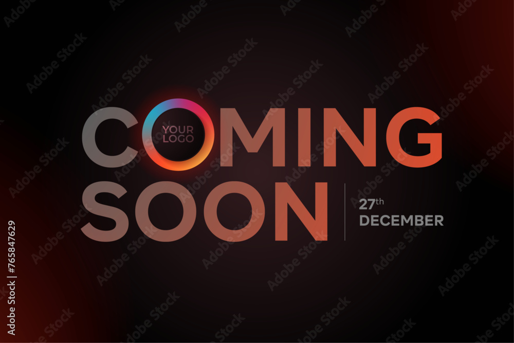 Coming soon banner design vector. launching soon Illustration Coming soon banner design vector. launching soon Illustration