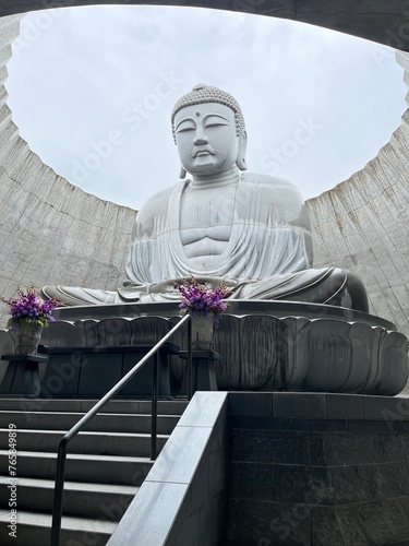 buddha statue in temple Japan