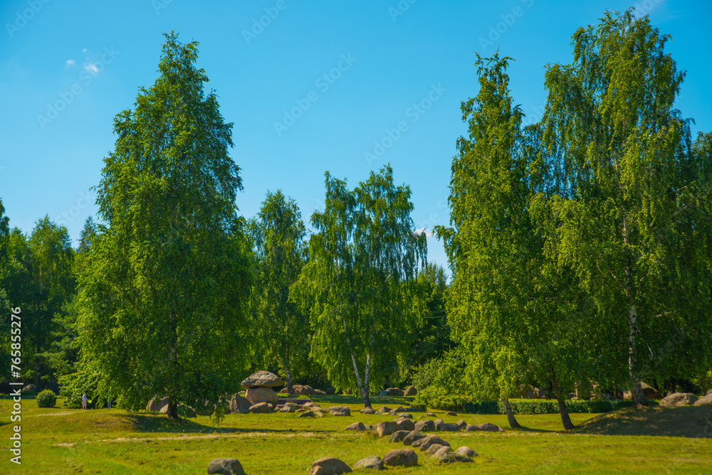 Minsk, Belarus: Geological park-museum of boulders in Minsk Minsk, Belarus: Geological park-museum of boulders in Minsk