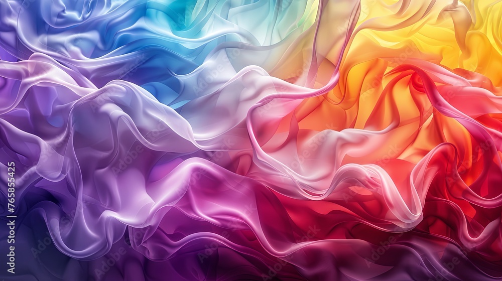 Fototapeta premium abstract colorful waves background