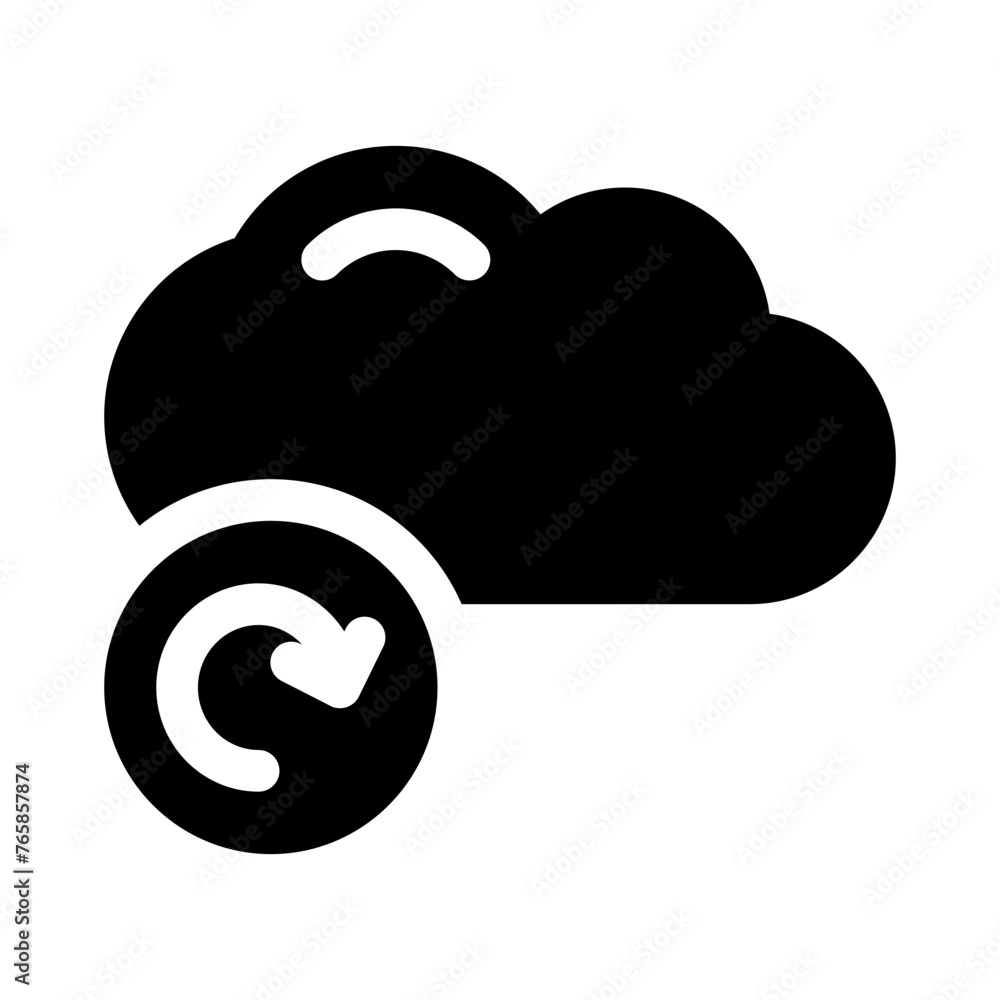 refresh data glyph icon refresh data glyph icon
