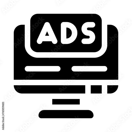 ads glyph icon