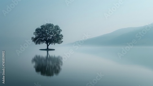 Minimalist landscape photography  capturing nature