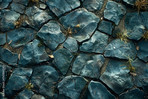 Cracked black surface texture reminiscent of charred wood or dried lava. © Good AI