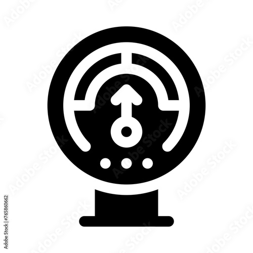 gauge glyph icon