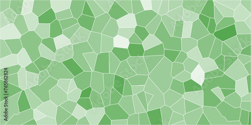 Multicolor Broken Stained Glass Background with white lines. Aqua texture Geometric Modern creative background. Geometric Retro tiles pattern.	
