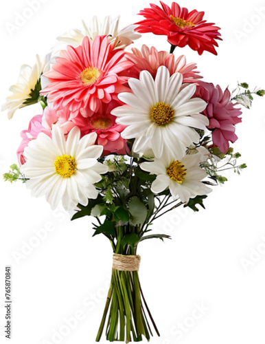 Bouquet decoration colorful flowers image	
