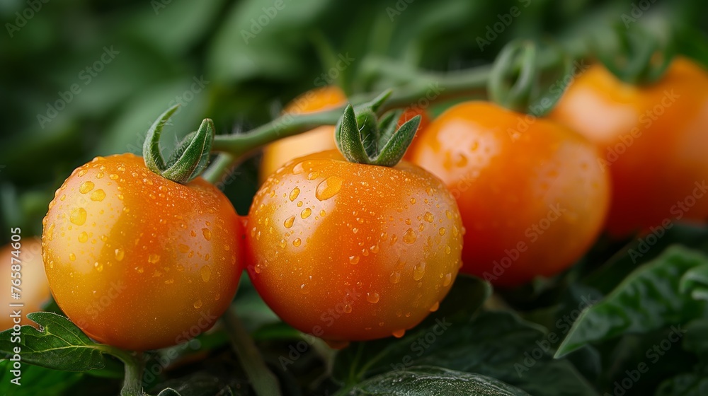 bush of the tomatoes