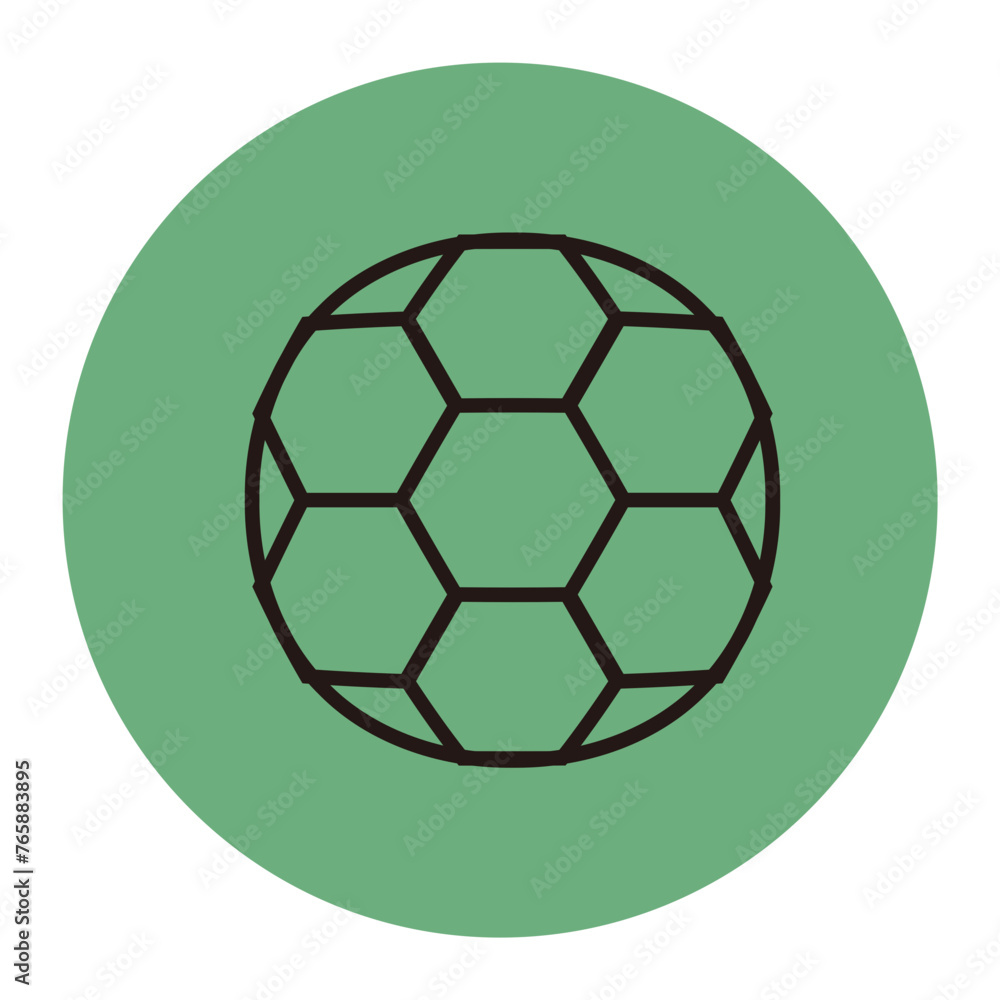 Fototapeta premium Educational colored icon pack