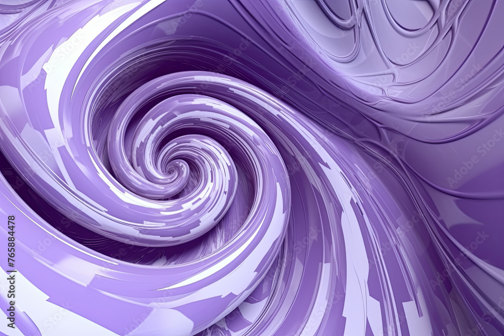 Innovative Swirly Whirlpool Purple and Silver Background Design