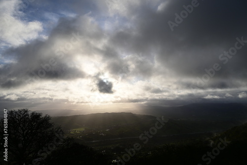 clouds in the sky