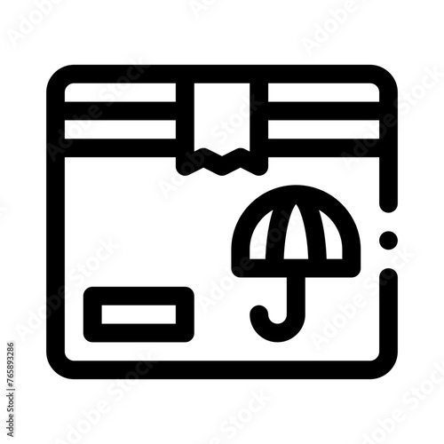 keep dry line icon