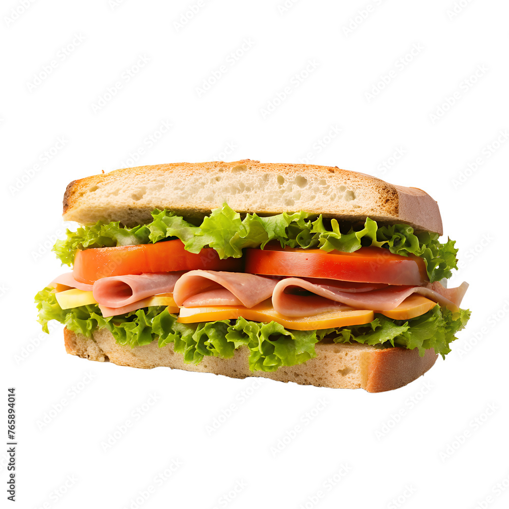 sandwich on cut out background sandwich on cut out background