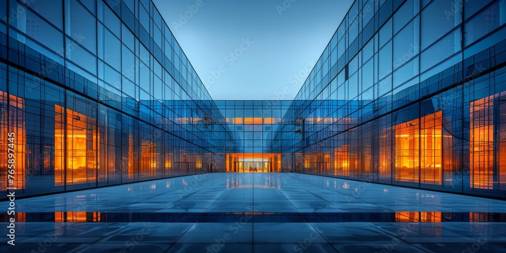 sculptural city block with hanging gardens glass facades that push in ...