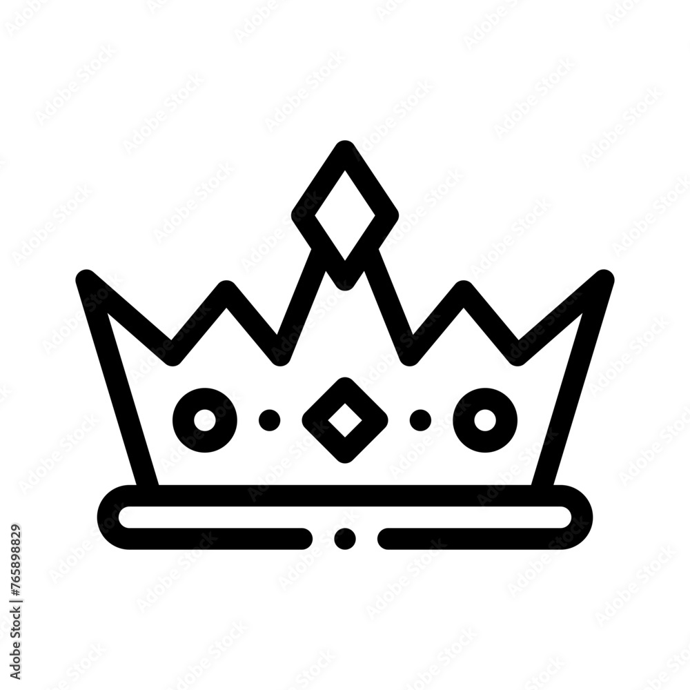 crown line icon crown line icon