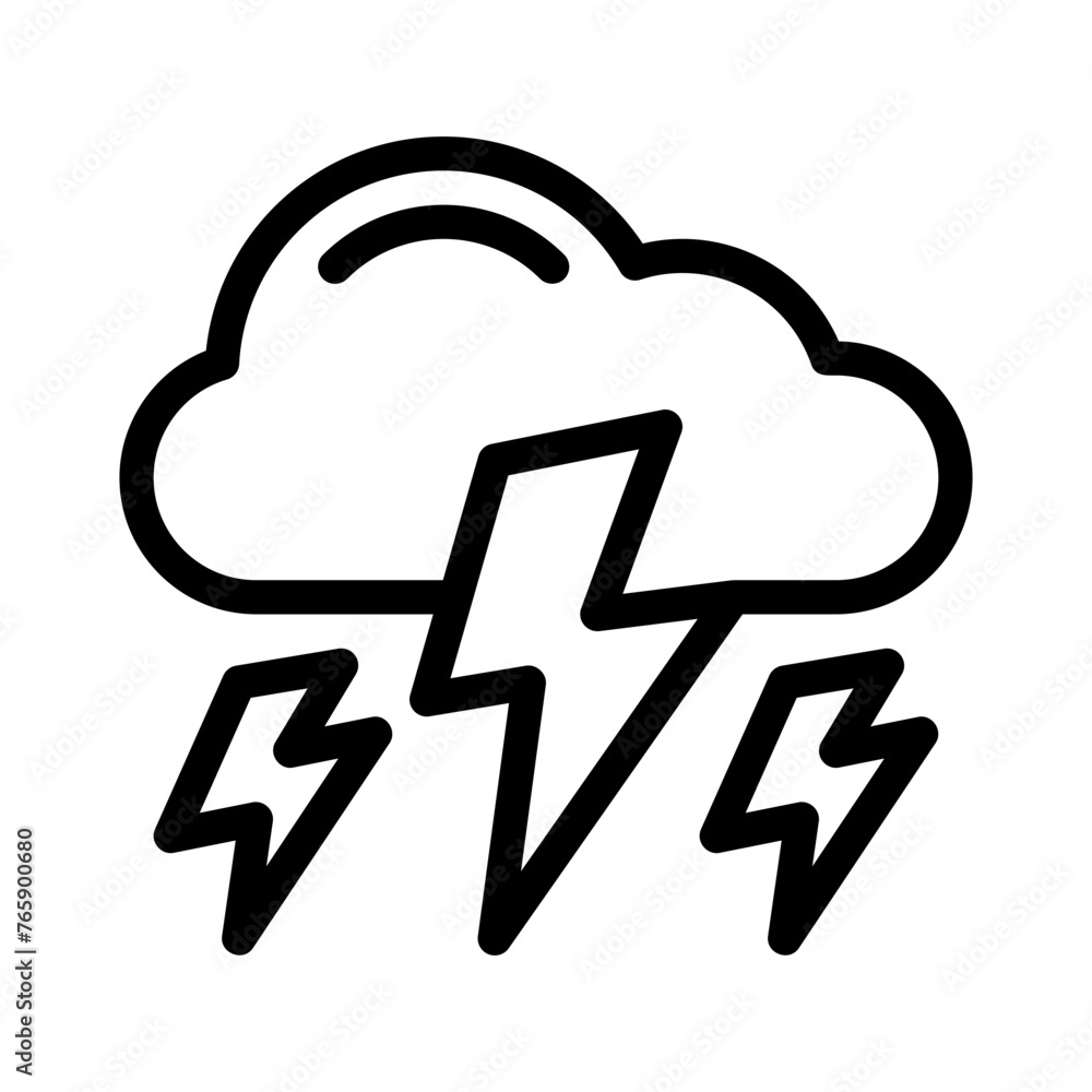 storm line icon storm line icon