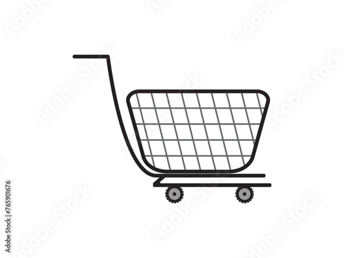 shopping cart free downlow vector