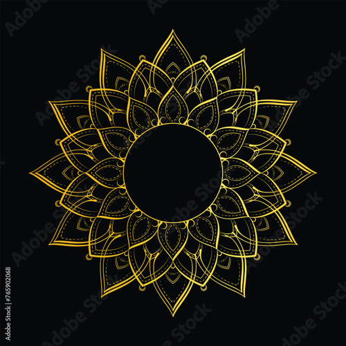 Golden gradient decoration 