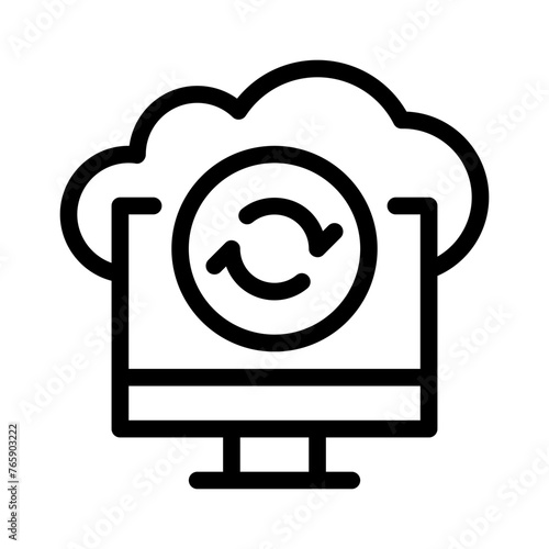 syncing line icon