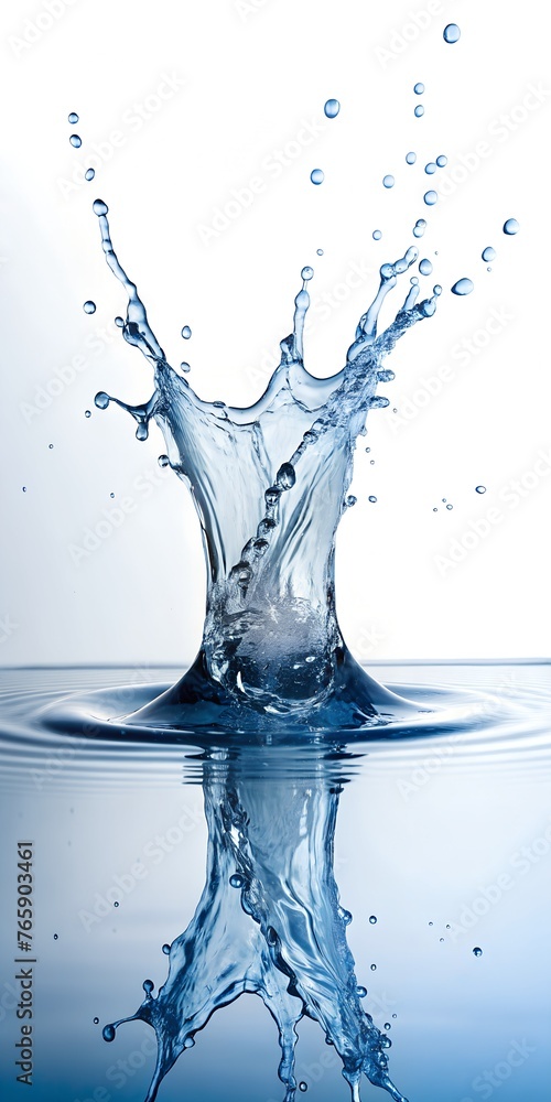 water splash isolated on white water splash isolated on white