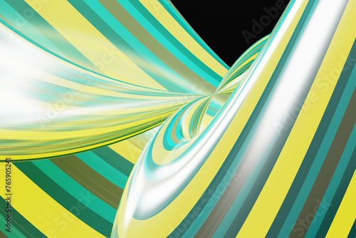 Macro photo. Abstract minimalistic background. Waves. 3D effect, render.