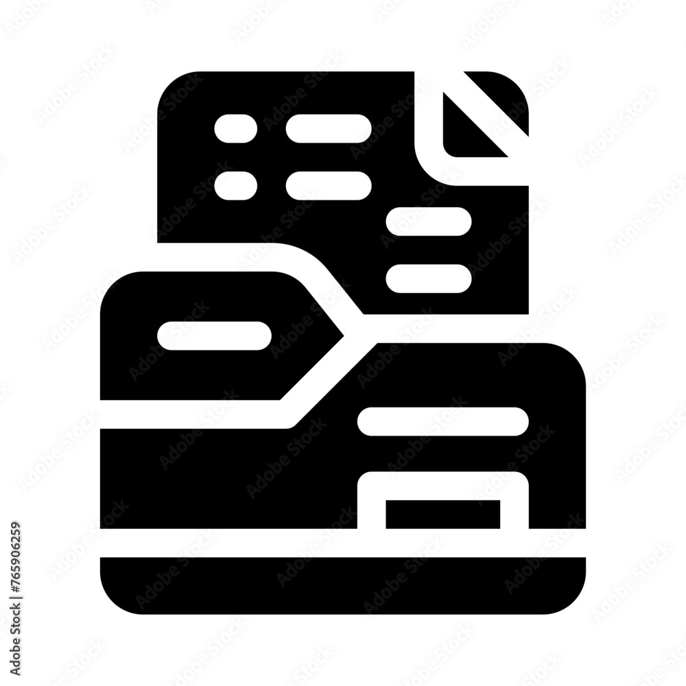 folder glyph icon