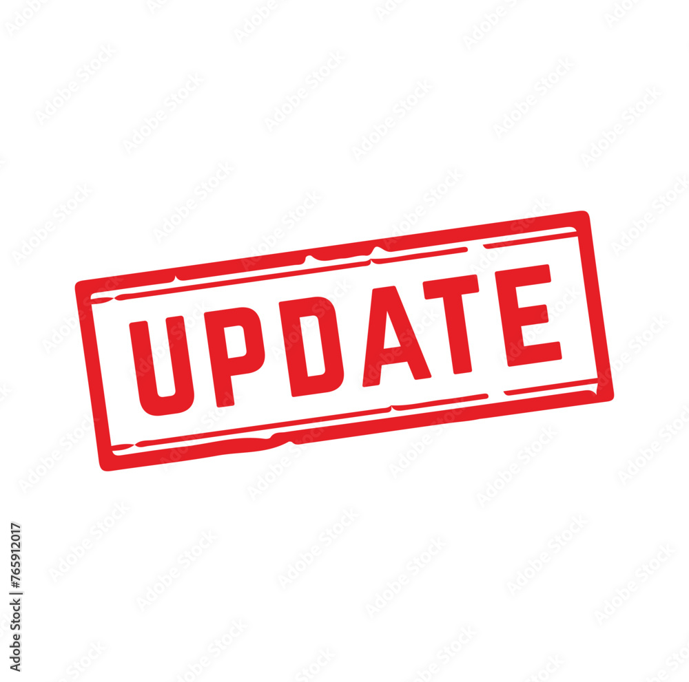 update Rubber stamp design. VECTOR ILLUSTRATION. update Rubber stamp design. VECTOR ILLUSTRATION.