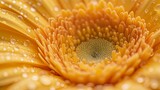 Close-up of a beautiful calendula medicinal flower. Natural plant background. Illustration for cover, card, postcard, interior design, banner, poster, brochure or presentation.