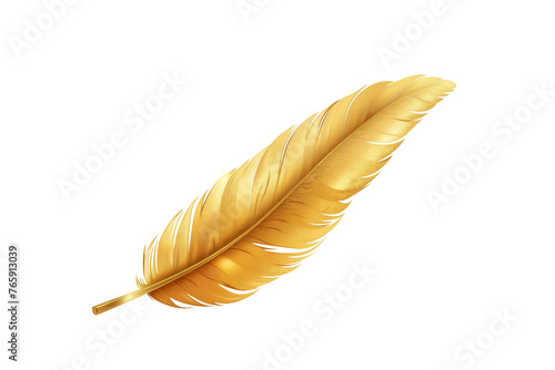Golden Feather Quill Emblem