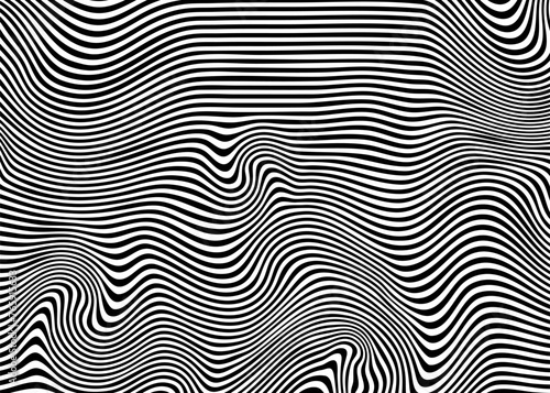 Indie Aesthetic Trippy Wave Pattern, Retro Psychedelic Background