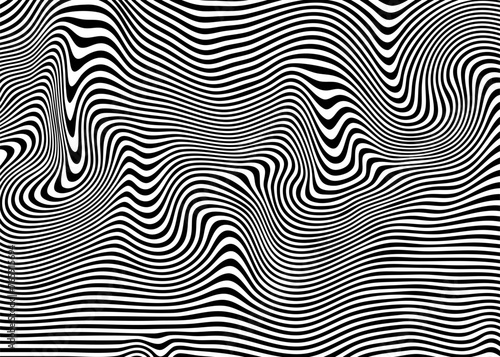 Indie Aesthetic Trippy Wave Pattern, Retro Psychedelic Background