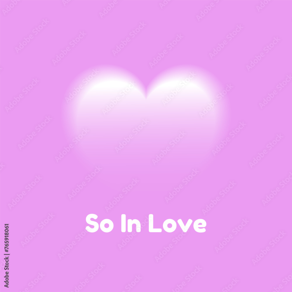 So in love vector poster card emerging confession heart beating So in love vector poster card emerging confession heart beating