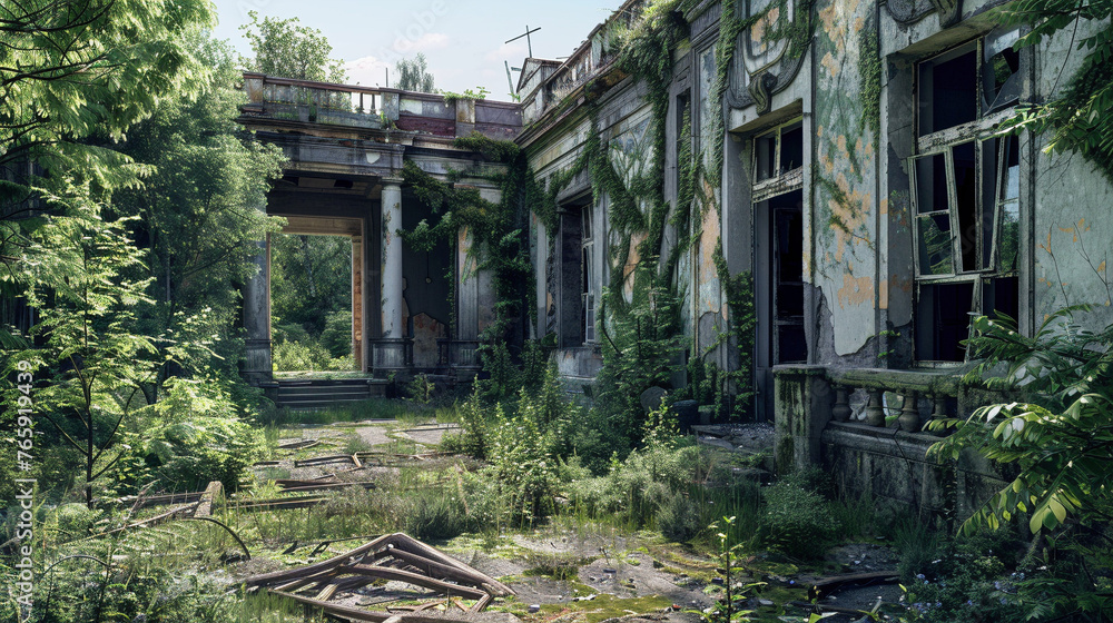 Eerie Beauty: Abandoned Building Ruins