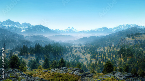 Majestic Panorama of Untouched Wilderness