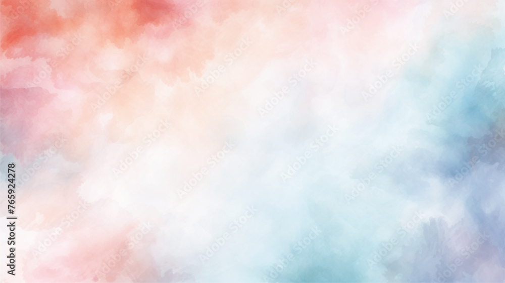 Abstract pastel colors watercolor background. Watercolor background. Abstract watercolor cloud texture.