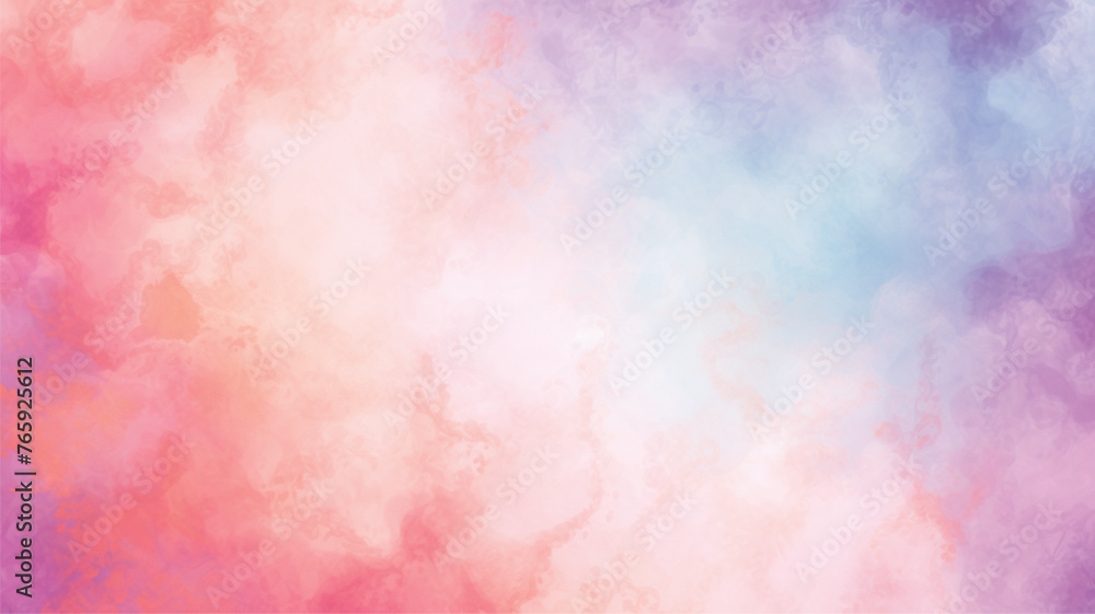 Abstract pastel colors watercolor background. Watercolor background. Abstract watercolor cloud texture.