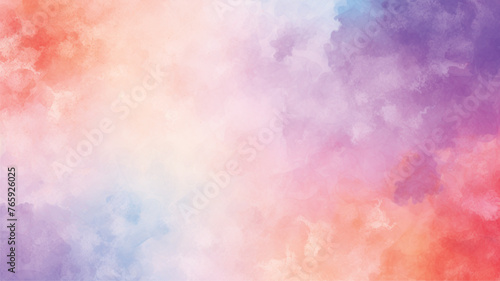 Abstract pastel colors watercolor background. Watercolor background. Abstract watercolor cloud texture. © waqar